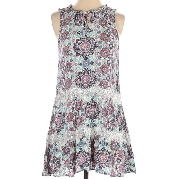 Wallflower floral print sleeveless dress size small - Picture 1 of 3
